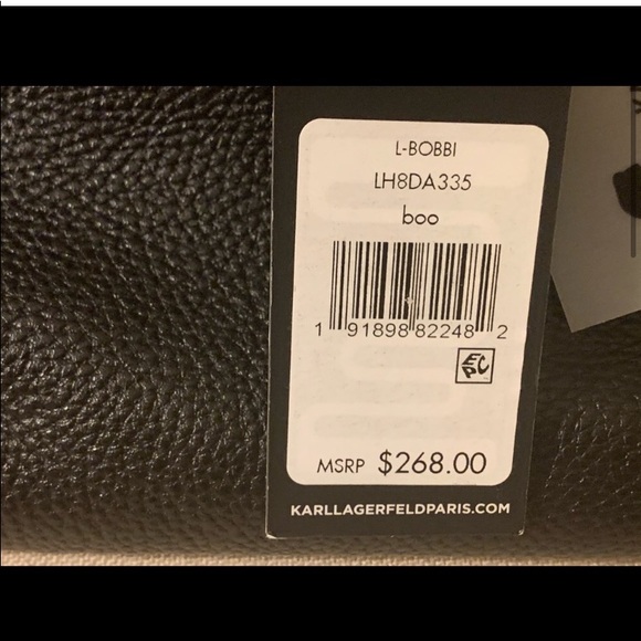 ❌SOLD❌NWOT✨Karl Lagerfeld Paris- Bobbi Colorblock Bow Satchel✨ - Picture 6 of 9